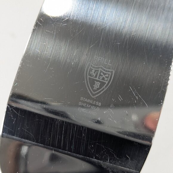 PRILL England Pie & Cake Server with Stainless Blade Blue Onion - Picture 5 of 7